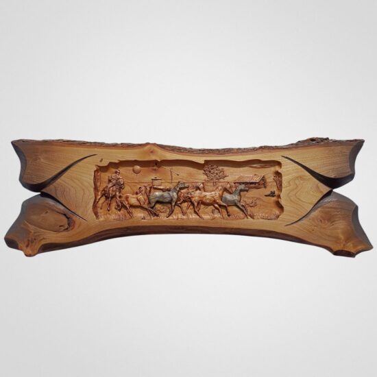 Tăiat sculptat bord din lemn rustic