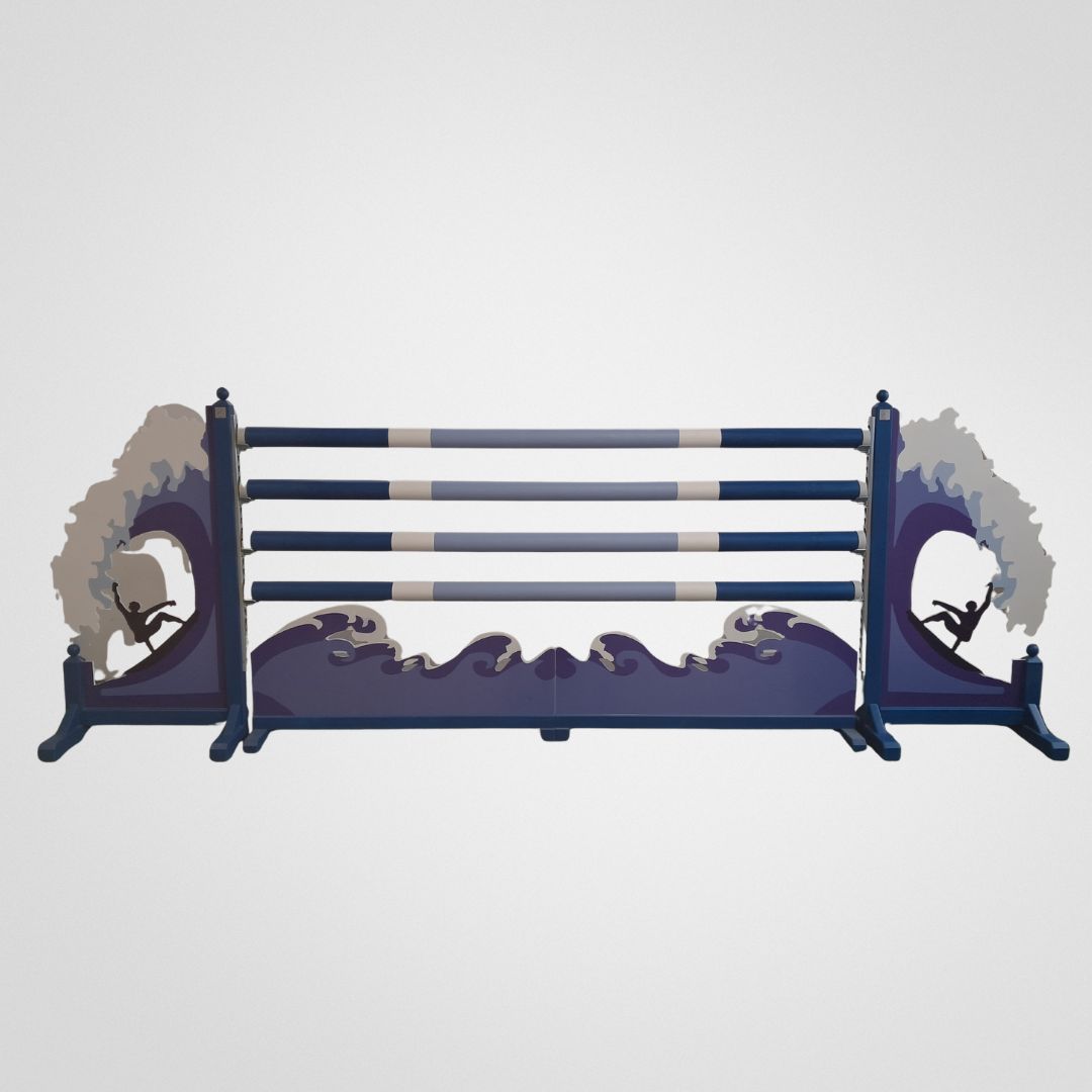 Hindernis-Surfer aus Holz