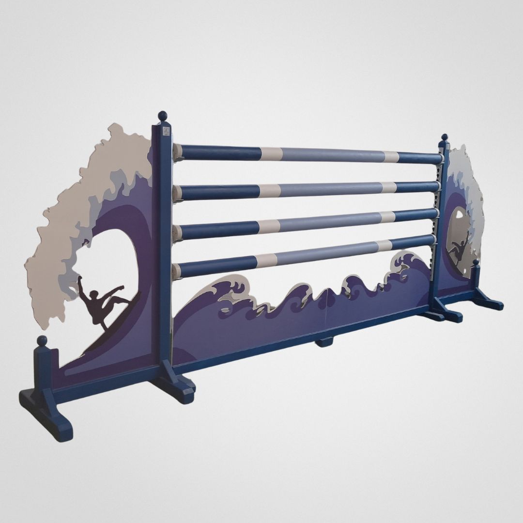 Hindernis-Surfer aus Holz