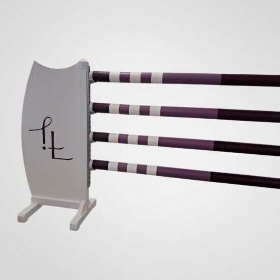 Holzbarriere Werbung 3