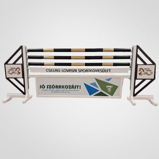 Holzschranke Werbung