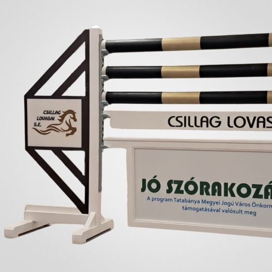 Holzschranke Werbung